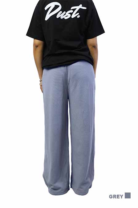 Women's Wide Leg Trouser Steel Grey