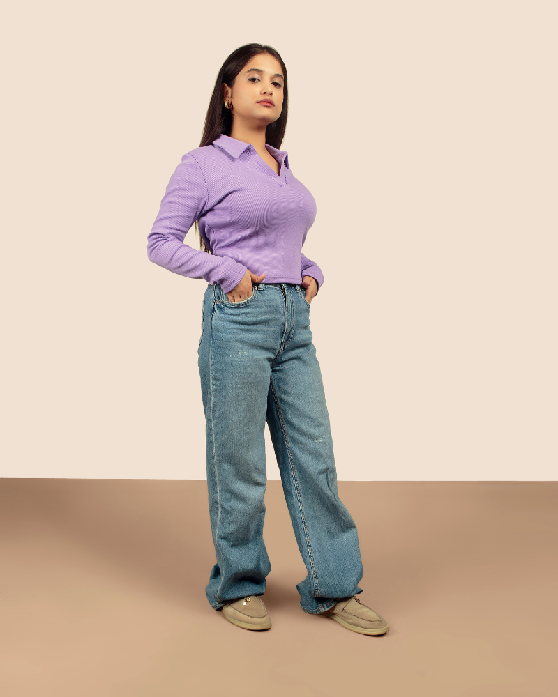Dust Full Sleeves Polo Collection (Purple)