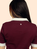 Vanta Wine Ribbed Polo