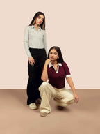 Vanta Wine Ribbed Polo