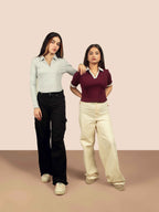 Vanta Wine Ribbed Polo
