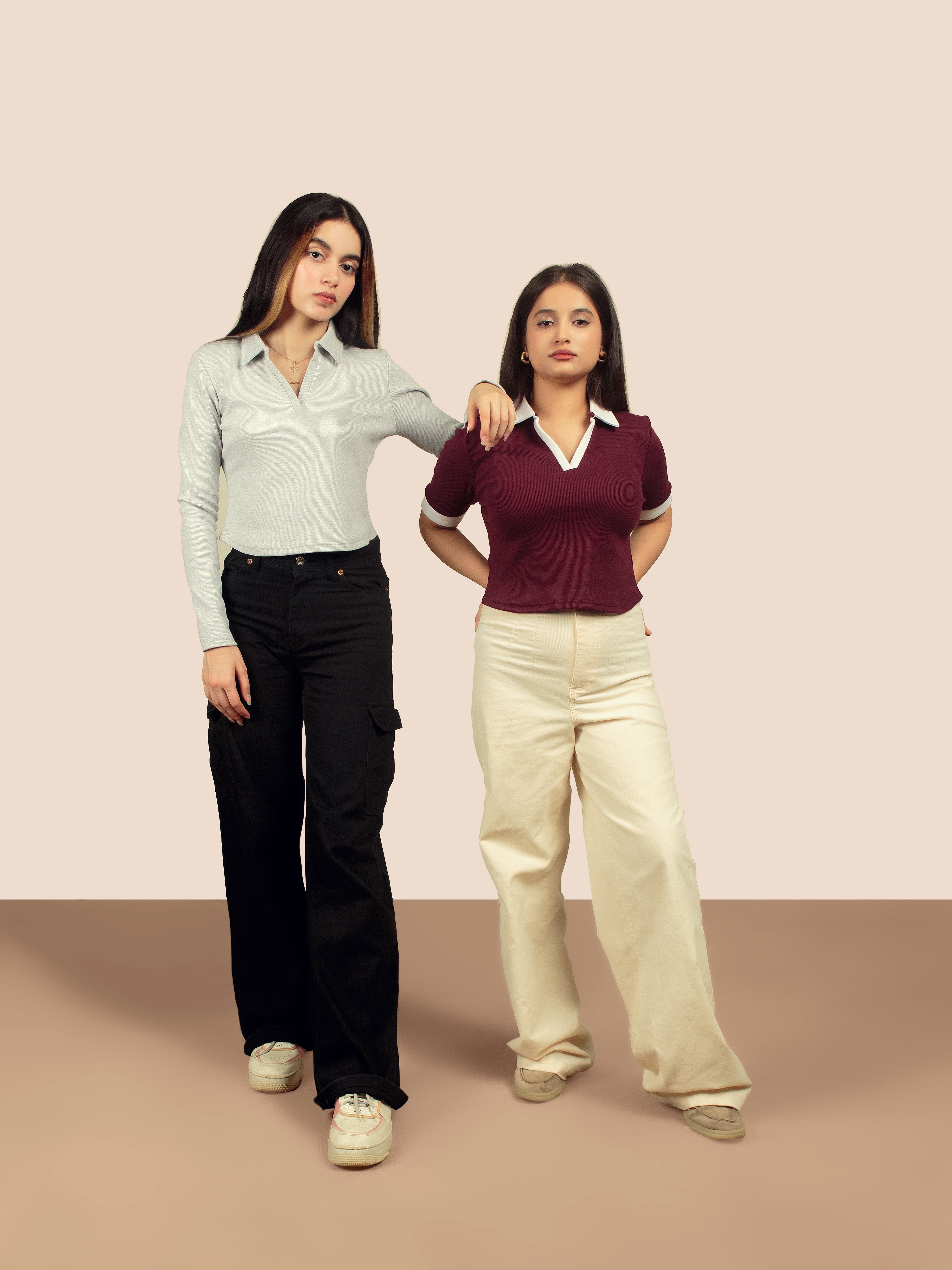 Dust Full Sleeves Polo Collection (Heather Grey)