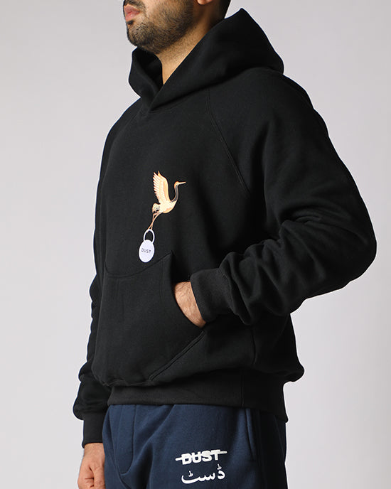 Golden Crane Dust Hoodie