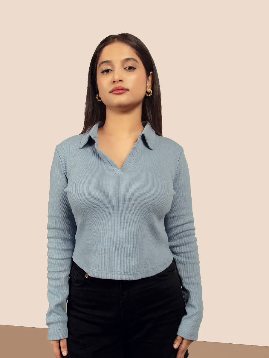 Dust Full Sleeves Polo Collection (Cool Blue)