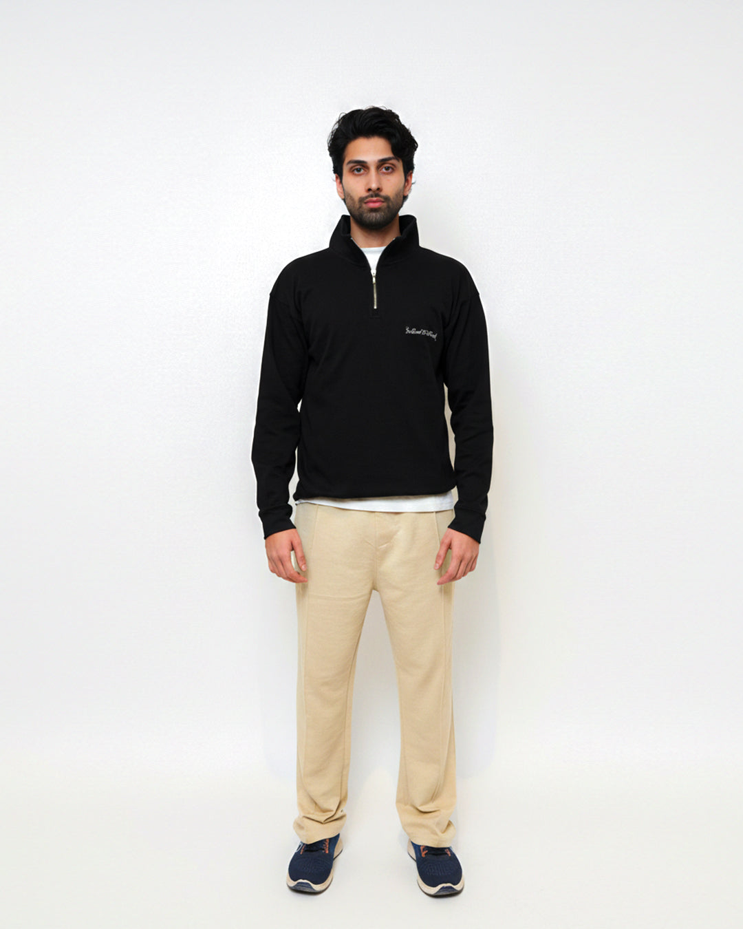 Midnight Quarter Zipper