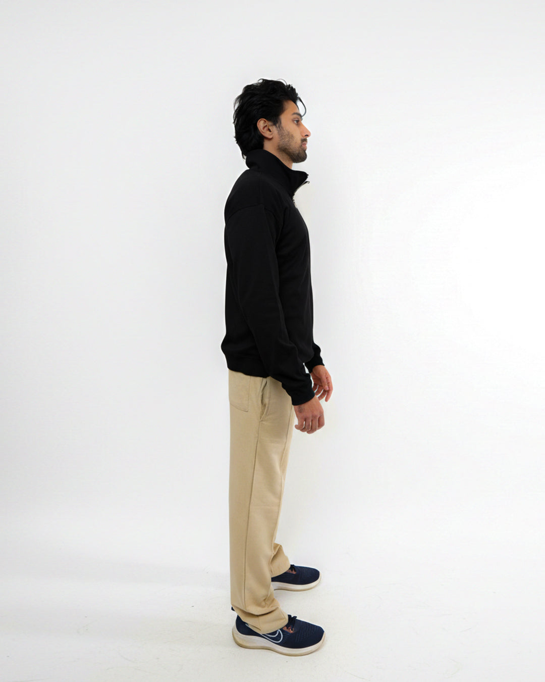 Midnight Quarter Zipper