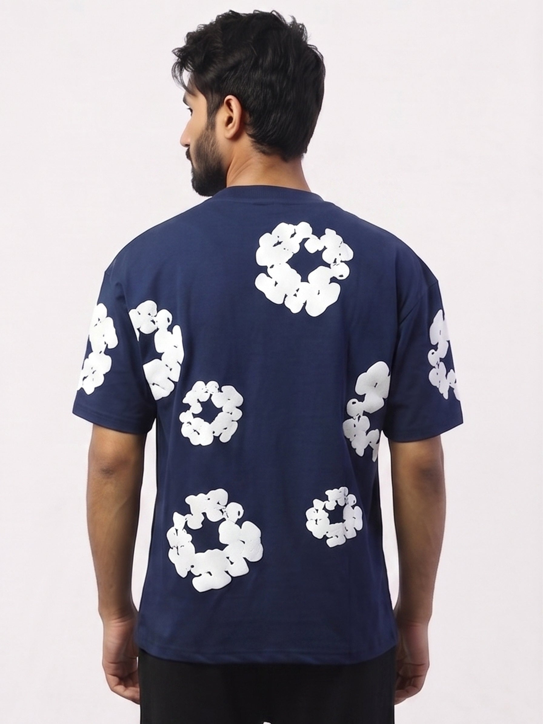 Cloud Bloom Tee Strike Blue