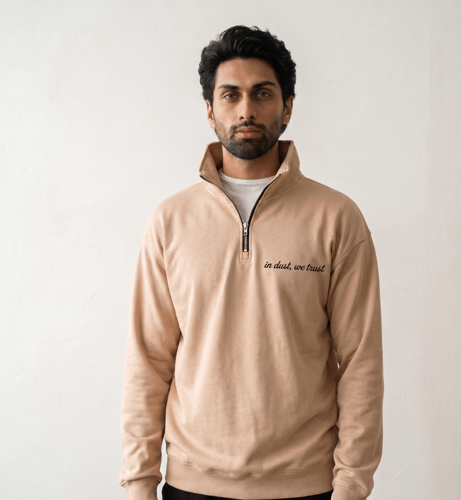 Summer Sand Quarter Zipper